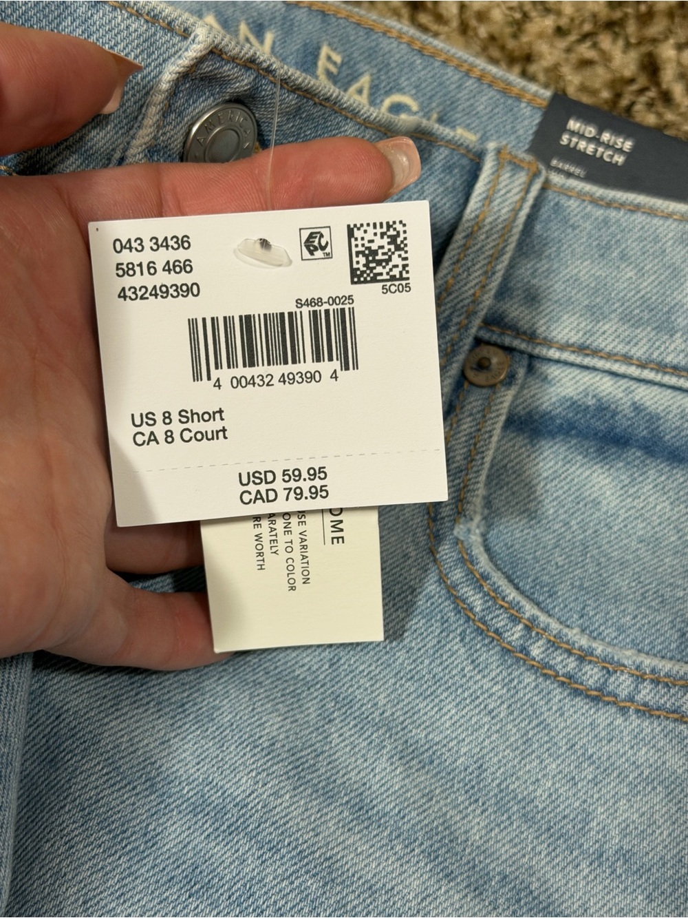 American Eagle Barrel jeans - Picture 4 of 5